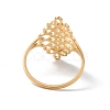 Hollow Out Chinese Knot 304 Stainless Steel Finger Ring for Women RJEW-E073-09G-3