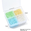 72G 4 Colors Glass Seed Beads SEED-YW0002-75B-2