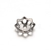 Tarnish Resistant Multi-Petal Flower 304 Stainless Steel Bead Caps STAS-E103-12A-2