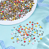 300Pcs Flat Round Baking Paint  Zinc Alloy Snap Rivet Butt Screw FIND-GF0009-30B-4