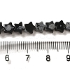 Natural Snowflake Obsidian Beads Strands G-G085-B37-02-4