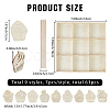 63Pcs 9 Styles Unfinished Wood Cutouts WOOD-WH20011-11A-2