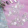 Computerized Embroidery Polyester Sew on Patches DIY-WH0273-93-5