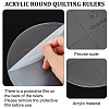Acrylic Sunflower Quilting Rulers Set DIY-WH0343-97-4