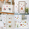 8 Sheets 8 Styles PVC Waterproof Wall Stickers DIY-WH0345-123-6