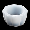 Flower DIY Silicone Candle Cup Molds DIY-P078-06-5