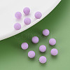 Opaque Acrylic Beads PAB702Y-B01-04-6