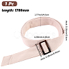 Tie a Knot Cloth Waist Belts with Buckle AJEW-WH20003-08B-2