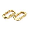 Brass Keychain Clasps KK-B046-01G-3