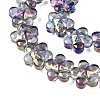 Electroplate Glass Beads Strands EGLA-T028-02L-3