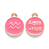 Alloy Enamel Pendants ENAM-S124-01B-03J-1
