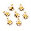 Brass Enamel Charms X-KK-K260-03G-RS-2