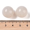 Natural White Agate No Hole Sphere Beads G-K353-04D-18-3