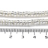 Electroplated Natural Lava Rock Beads Strands G-H303-A05-S-4