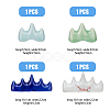 4Pcs 4 Style Mountain Shape Porcelain Calligraphy Brush Holder ODIS-HY0001-01-2