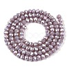 Electroplate Glass Beads Strands LS-EGLA-A044-P4mm-B13-3