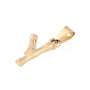 304 Stainless Steel Pendants STAS-F235-01G-Y-2