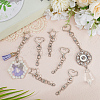 20Pcs 2 Styles Zinc Alloy Swivel Clasps FIND-SP0004-24P-3