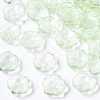 Transparent Spray Painted Imitation Jade Glass Beads GLAA-Q089-003-E003-1