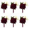 Silk Brooch AJEW-WH0240-16-1