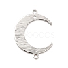 Rack Plating Brass Connector Charms KK-E067-25P-1