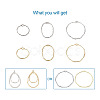 Alloy Open Back Bezel Pendants PALLOY-PJ0001-11-12