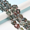 Natural African Bloodstone Beads Strands G-NH0005-003-2