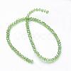 Electroplate Glass Beads Strands EGLA-D020-3x2mm-23-2