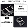 2 Sets Tibetan Style 304 Stainless Steel Watch Band Clasps STAS-UN0039-87A-5
