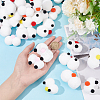 32Pcs 8 Style Polyester Felt Craft Cartoon Eyeballs DIY-NB0008-87-3