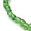 Synthetic Hematite & Seed Beaded Stretch Bracelet BJEW-JB09612-5