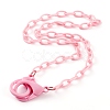 Personalized ABS Plastic Cable Chain Necklaces NJEW-JN03310-09-1