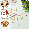 60Pcs 6 Colors 304 Stainless Steel Enamel Links Connectors STAS-CW0001-04-4