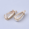 Transparent Glass Pendants GLAA-T007-22F-2