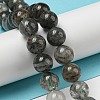 Natural Lodolite Quartz Beads Strands G-R494-A15-04-4