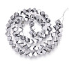 Electroplated Synthetic Non-magnetic Hematite Beads Strands G-T139-62A-2