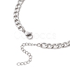 5MM 304 Stainless Steel Mixed Link Chain Necklaces NJEW-JN05850-5