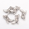 Tibetan Style Alloy Pendant Rhinestone Settings X-TIBEP-24059-AS-RS-1