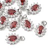 SHEGRACE Brass Micro Pave Cubic Zirconia Pendants XGRQ2O803-446F-P-1