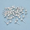304 Stainless Steel Stud Earring Findings STAS-H410-04S-A-3