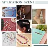 Flat Round Handmade Polymer Clay Beads CLAY-AR0001-21-4