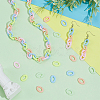 300Pcs Opaque Acrylic Quick Link Connectors FIND-SP0020-70-4