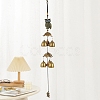 Evil Eye Style Brass Bell Wind Chimes PW-WG62001-02-1