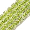 Handmade Foil Lampwork Beads Strands FOIL-C002-01H-1
