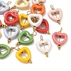 Handmade Procelain with 304 Stainless Steel Pendants PR-CBA8157-01G-1