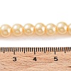 Baking Paint Pearlized Glass Pearl Round Bead Strands X-HY-Q003-6mm-61-5