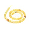 Natural Yellow Opal Beads Strands G-F674-07A-8mm-2