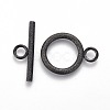 304 Stainless Steel Toggle Clasps Ion Plating(IP) STAS-P248-03EB-1