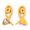 Spray Painted Alloy Pendants PALLOY-S132-227-RS-3