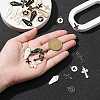 40Pcs 8 Styles Alloy Enamel Pendants ENAM-CJ0005-20-4